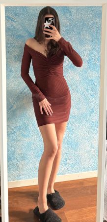 Bec + Bridge Kleid braun XS