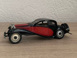 RIO Bugatti 5000cc Coupé t50 Modell Auto 1932 schwarz / rot