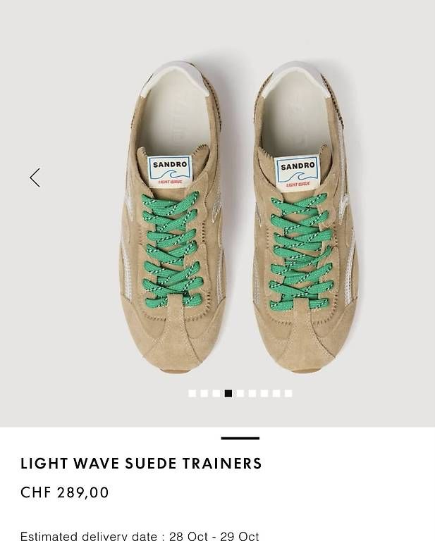 Scarpe da donna: Sandro - Light Wave Suede Trainers - Size: 38 – Nuovo e nell'imballaggio originale da Zürich venduto da fashion_lover 3