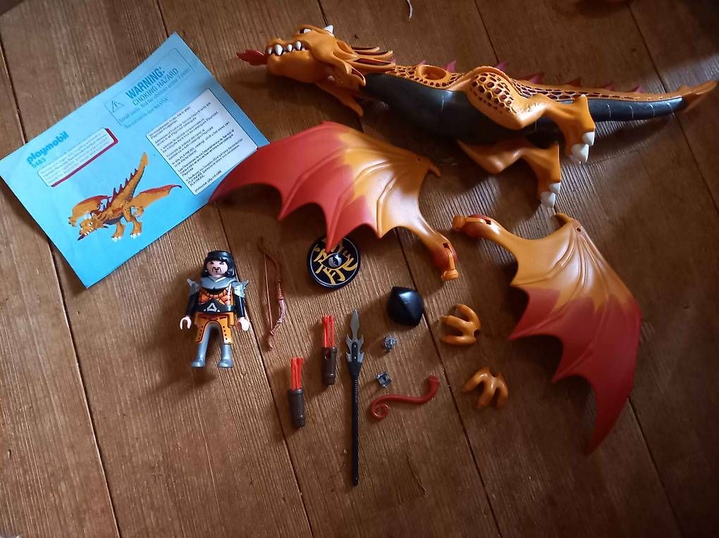 Giocattoli: Playmobil Drache und Ritter Set – Usato da Alchenstorf venduto da jae_8glt 1