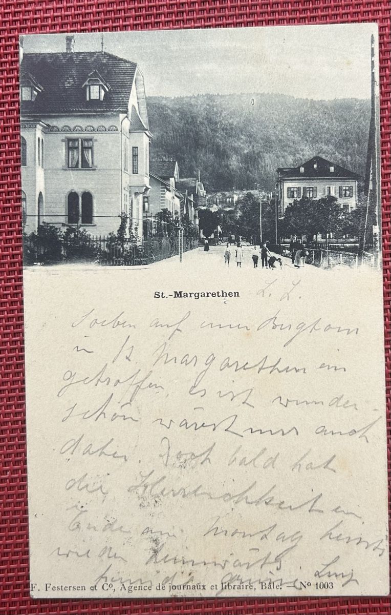 Cartoline postali: AK St. Margreten 1903 – Usato da Horw venduto da Tellbub