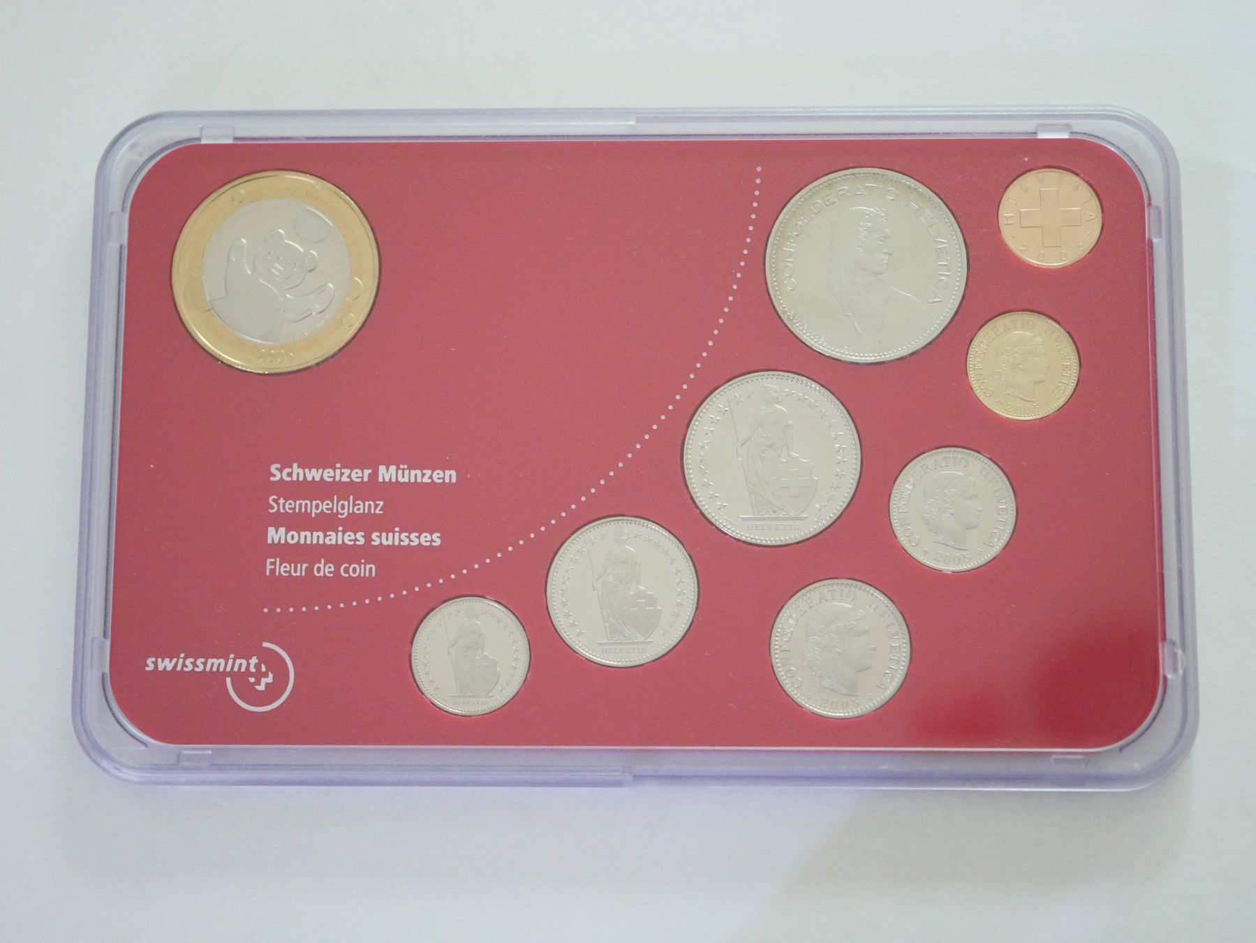 Tutti le monete: Schweizer Baby Münzsatz 2005 stgl ***TOP*** – Nuovo e nell'imballaggio originale da Kreuzlingen venduto da Samson01 1
