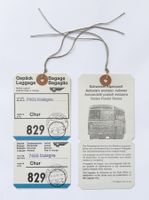 Mulegns Chur Postauto PTT Billett Gepäck Etikette Saurer DUX