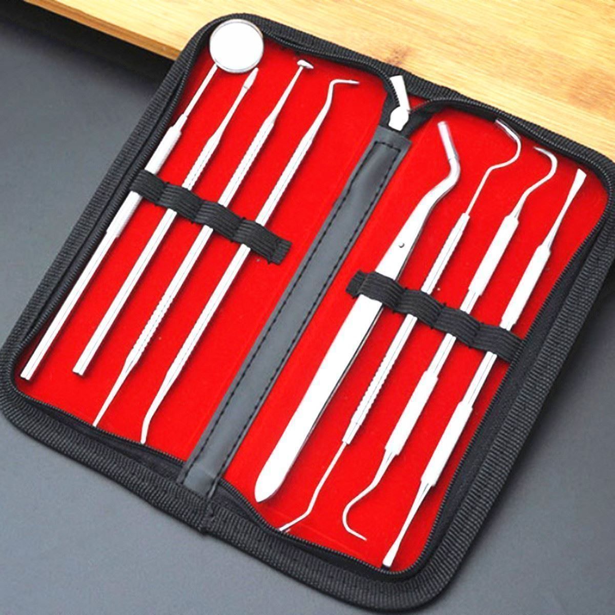 Cura dei denti: 8tlg Dental Tools Set Zahnsteinentferner – Nuovo (secondo la descrizione) da Thun venduto da thunshop