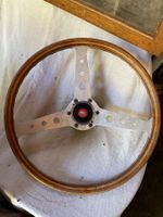 oldtimer MG, steuerrad holz -alu, wohl kein nardi