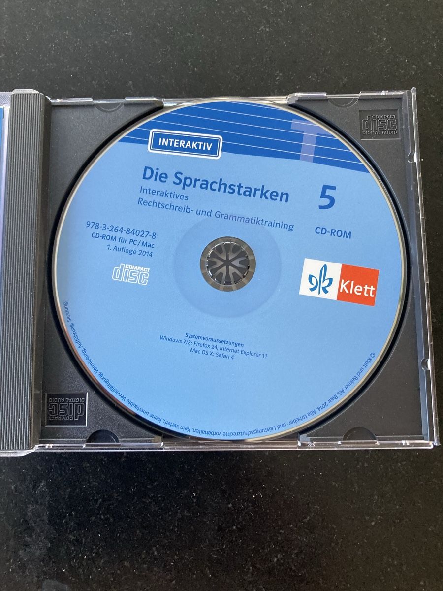 CD: Sprachstarken 5 - CD-ROM, interaktives Rechtschreibtraining – Nuovo e nell'imballaggio originale da Effingen venduto da Fylarama 1