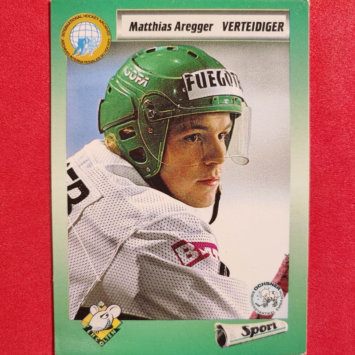 Sammelbilder & Trading cards: Matthias Aregger - EHC OLTEN - 1993/94 – Gebraucht aus Dübendorf von kb86_MOVIE