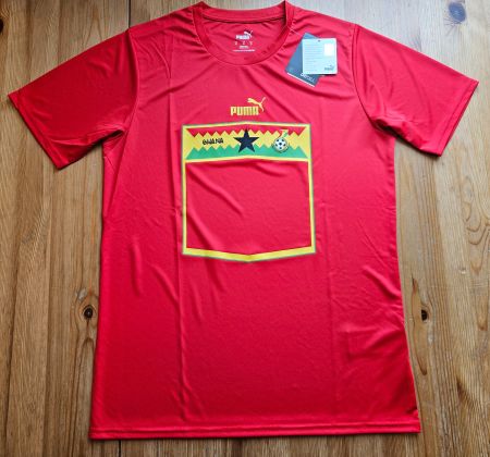 Ghana Trainingsshirt NEU Puma Gr. M Fussball Afrika Trikot