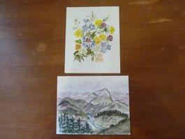 2 Gemälde, Gisela Kalderach