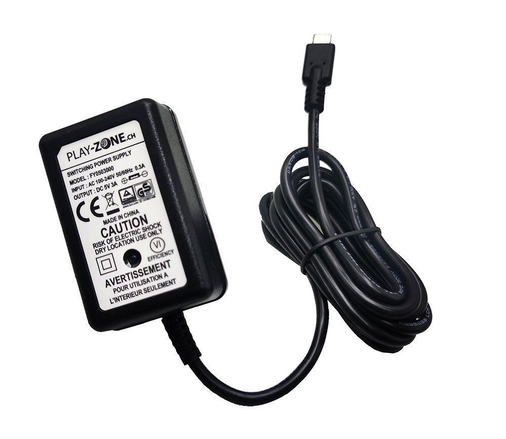 Laufwerke & Adapter: Play-Zone Netzteil 5V DC / 3A (USB-C) – Neu und originalverpackt aus Oberrüti von siyito 2