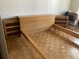 Bettgestell mit viel Stauraum ab 1.-!!! (Malm von Ikea)
