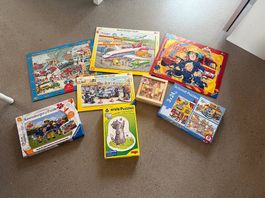 Verschiedene Puzzle für 2-4 Jahre 
