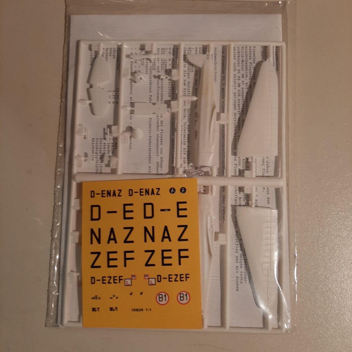 Kit di modellismo & Modellini statici: 3311 ... Fieseler Fi 5 R ... Huma 2509 – Nuovo (secondo la descrizione) da Bonstetten venduto da Benibanny59 2