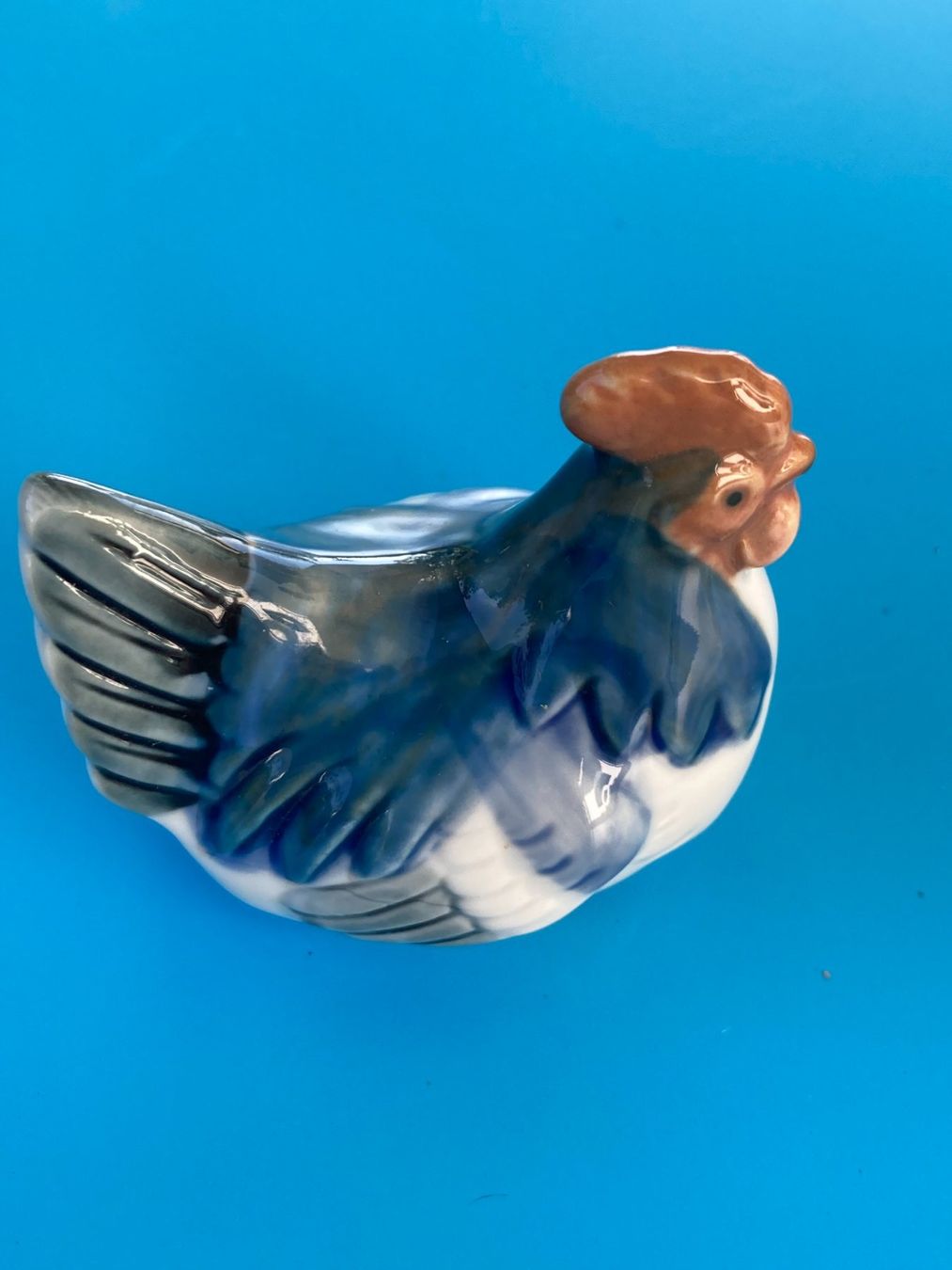 Statuette: Tierfigur Huhn Keramik – Usato da Subingen venduto da ArtBead 4