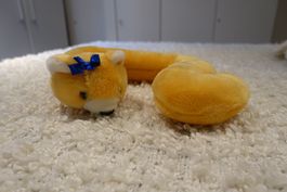 Peluche Joli serpent jaune
