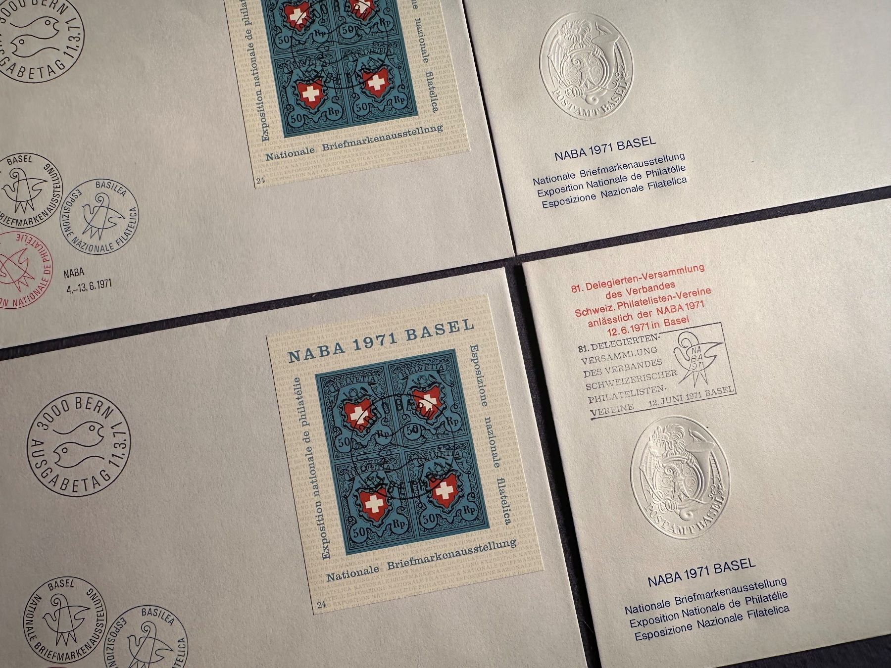 Tous les timbres: NABA 1971 Basel CH FDC – D'occasion à Stettfurt par 2442 2