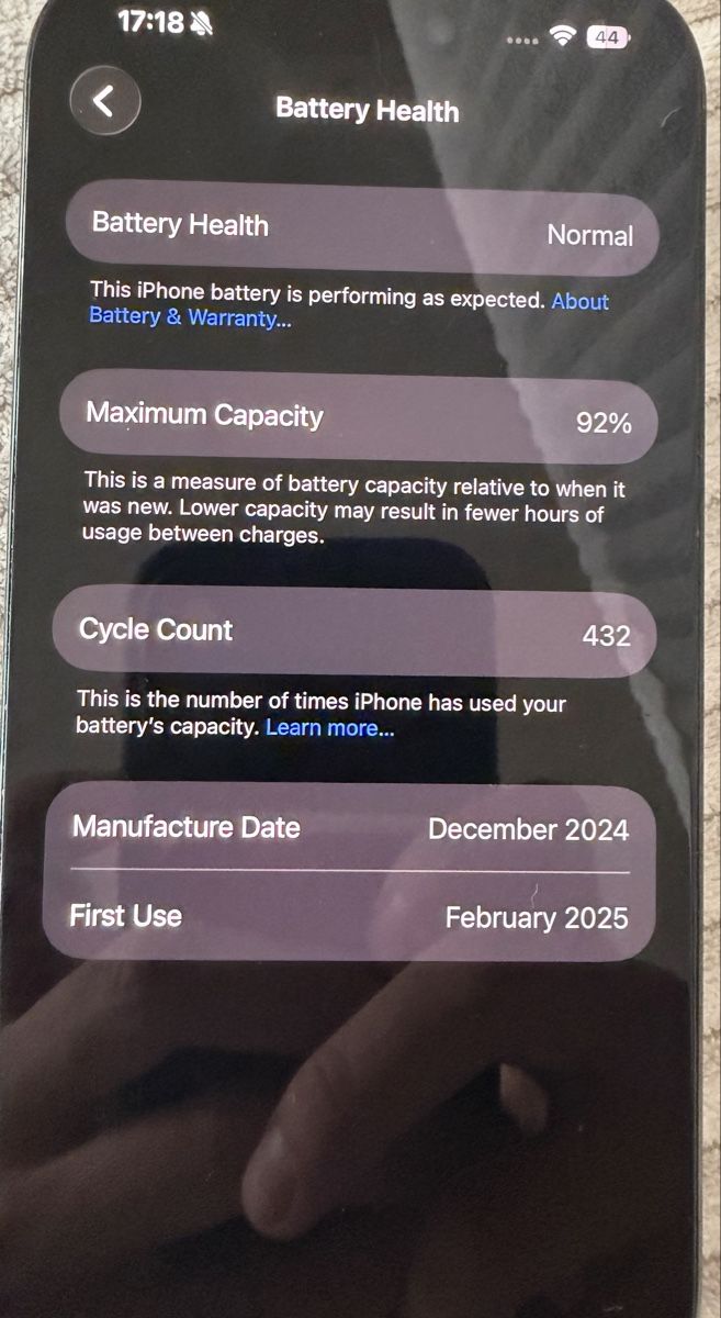 Apple Portables: iPhone 16 Pro 128GB – D'occasion à Rudolfstetten par DaveHM98 1