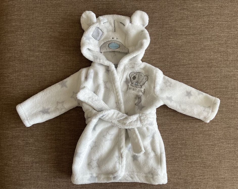 DEBAIJIA Baby Bademantel - Weicher Flanell Hausmantel Mit Kapuze Für Jungen & Mädchen 0-14 Jahre