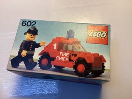 Vintage Lego Set "FIRE CHIEF 602“ 1978 Neu & Ovp