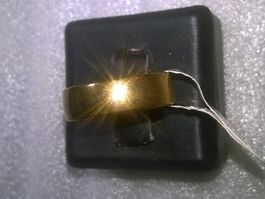 RING EDELSTHAL,,,VERGOLDET,,,GLANZIG