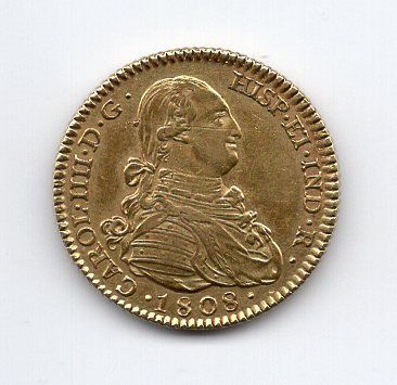 Tutti le monete: (1598) Spanien, 2 Escudos 1808, Madrid – Usato da Rüthi (Rheintal) venduto da erdnuessli1 1