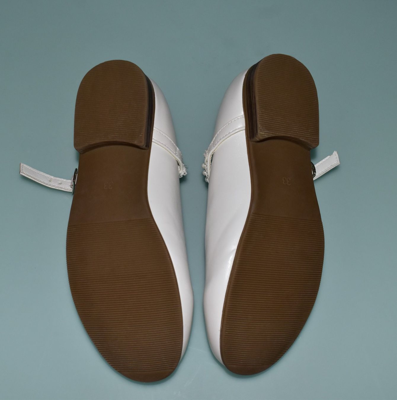 Scarpe per ragazze: Ballerrinas aus Echtem Leder, Gr. 33 weiss – Usato da Laufen venduto da eichhorn15 2