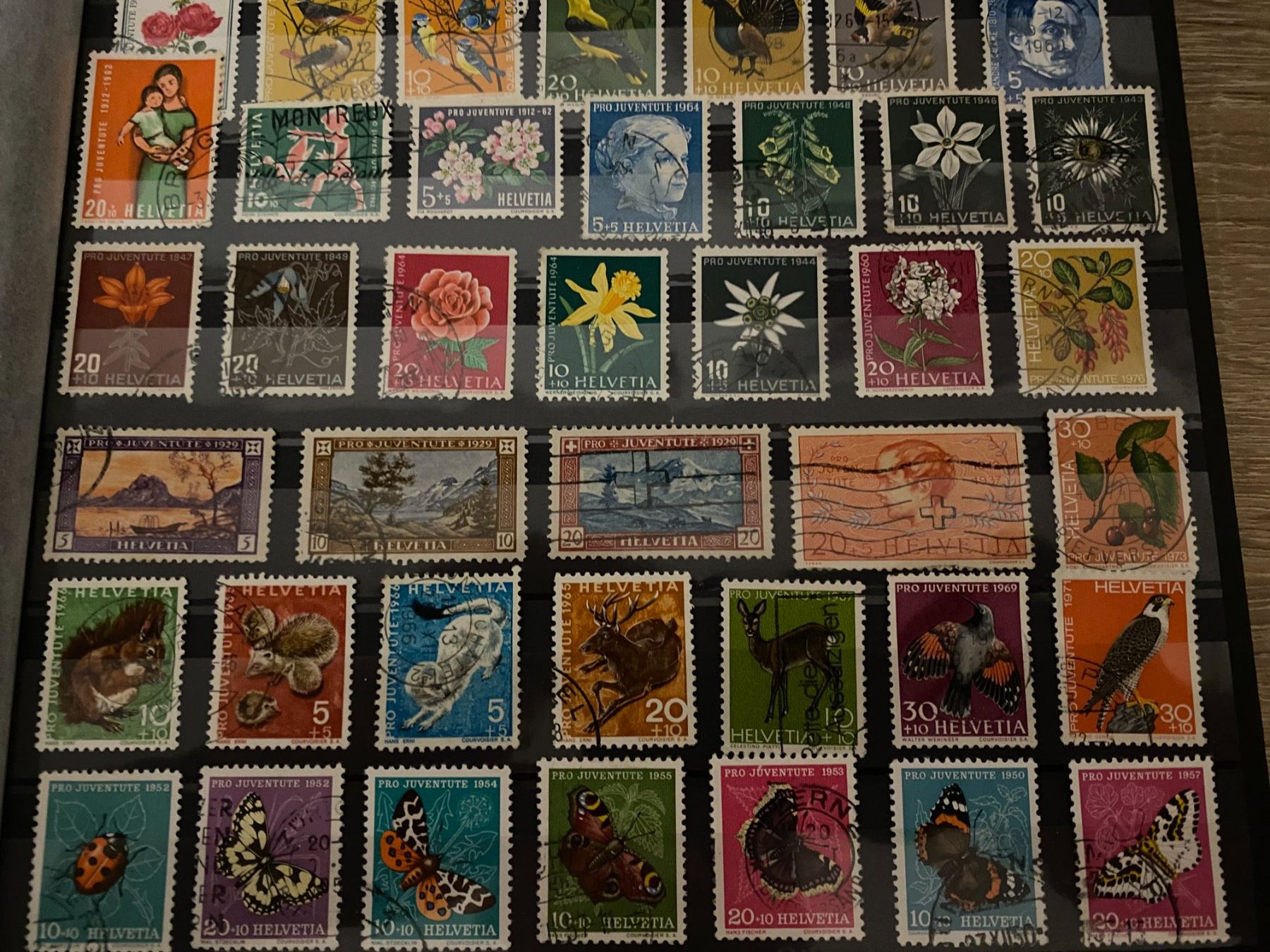Tous les timbres: Briefmarken Schweiz Pro Juventute – D'occasion à matten b. interlaken par jfran17 4