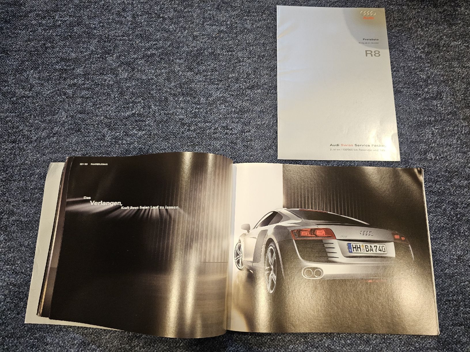 Audi Documenti: AUDI R8 Prospekt mit Preisliste – Usato da Steffisburg venduto da RnPerformanceShop 8