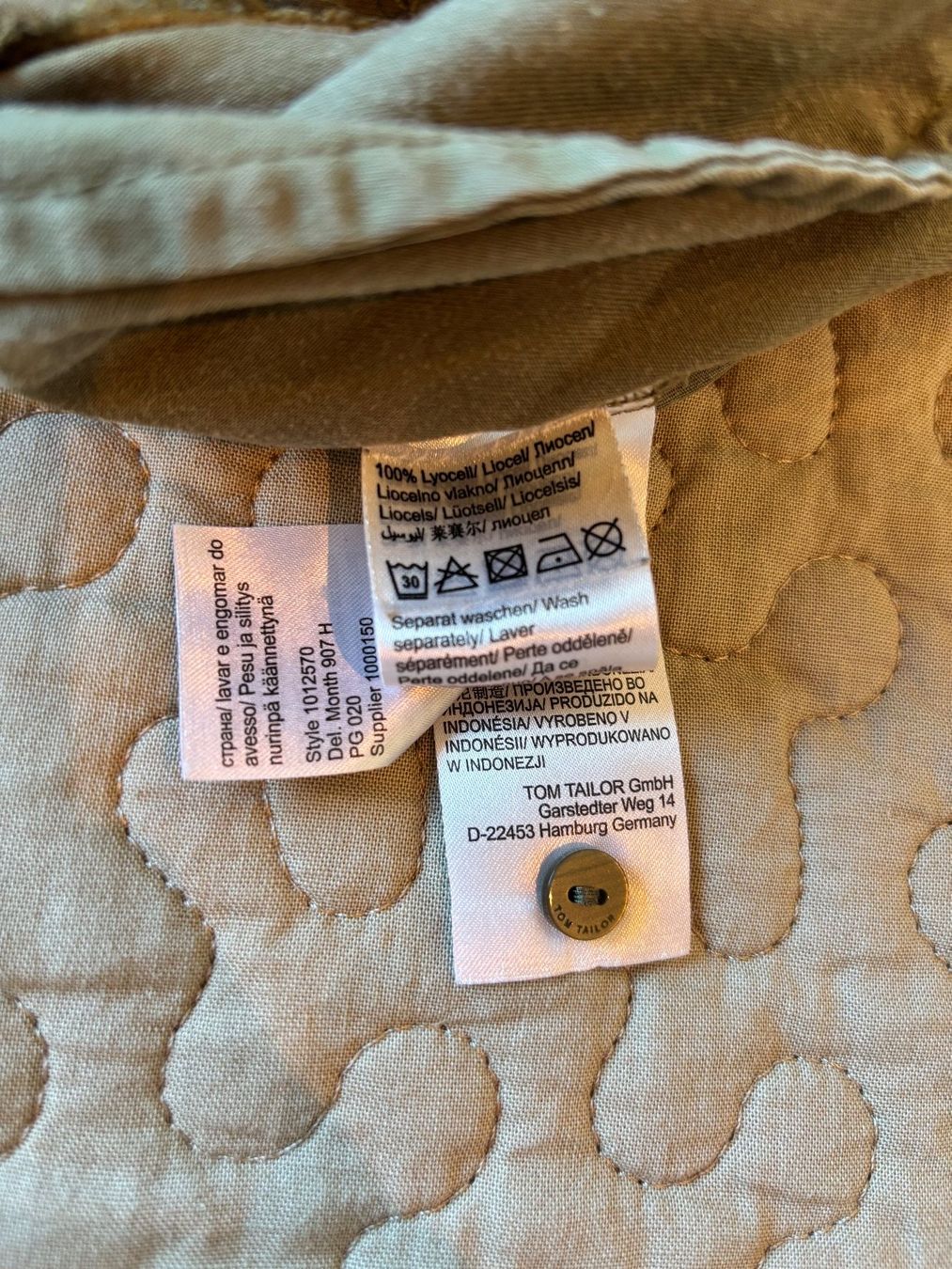 Tom Tailor Tuniche: Tom Tailor Tunika Bluse in olive (Gr. 40) – Usato da Neunkirch venduto da autoscooter57 5