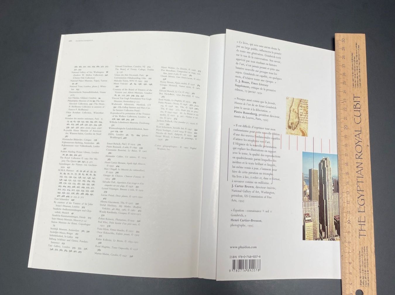 Libri: Histoire de l'art - E. H. Gombrich – Usato da Romanel-sur-Lausanne venduto da seb_9c2t 6
