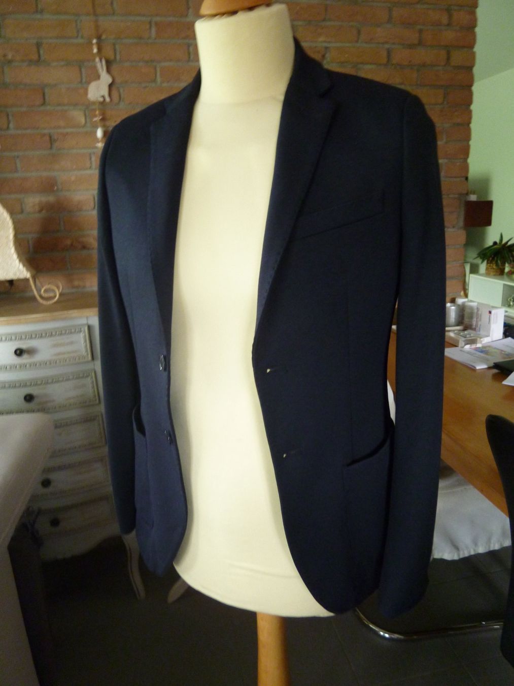 S.Oliver Giacche & Cappotti: s.Oliver Blazer  SAKKO Gr. 176  dunkelblau – Usato da Dättlikon venduto da Mamakuga