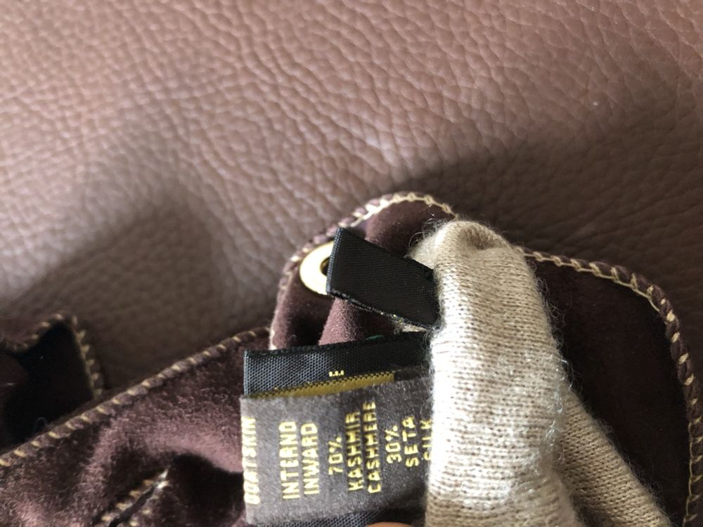 Loro Piana Gants & mitaines : Loro Piana Handschuhe Leder Kaschmir Seide – D'occasion à Basel par Kalleskaviar 4