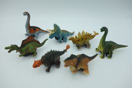 7 Dinosaurier Aufziehmotor Fahrzeuge