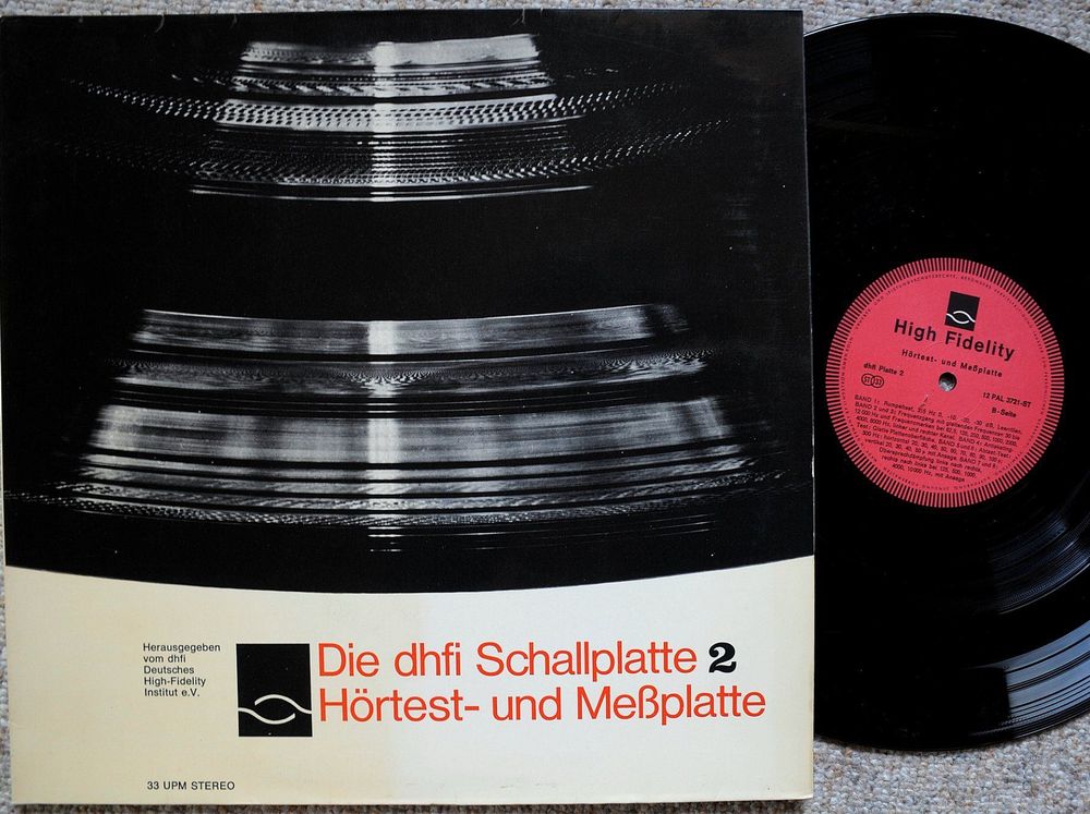 Die dhfi Schallplatte 2: Hörtest- und Messplatte (Gebraucht) in ...