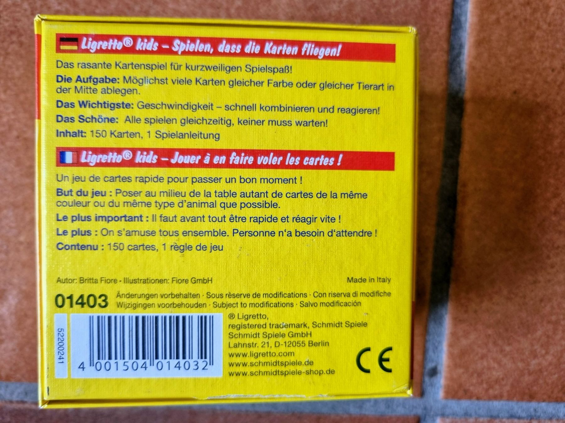 Giochi: Ligretto Kids "Schmidt" - neuwertig – Usato da Langenthal venduto da EEich 1