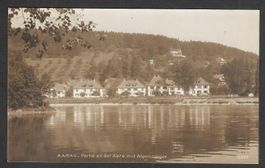 Aarau Partie an der Aare mit Alpenzeiger