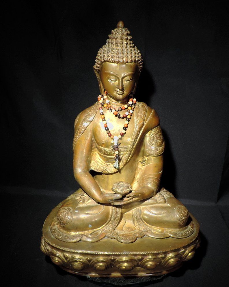 Sculture & Statue: Grosse Buddha Statue, Sinotibetisch – Usato da Duggingen venduto da roterbambus 5