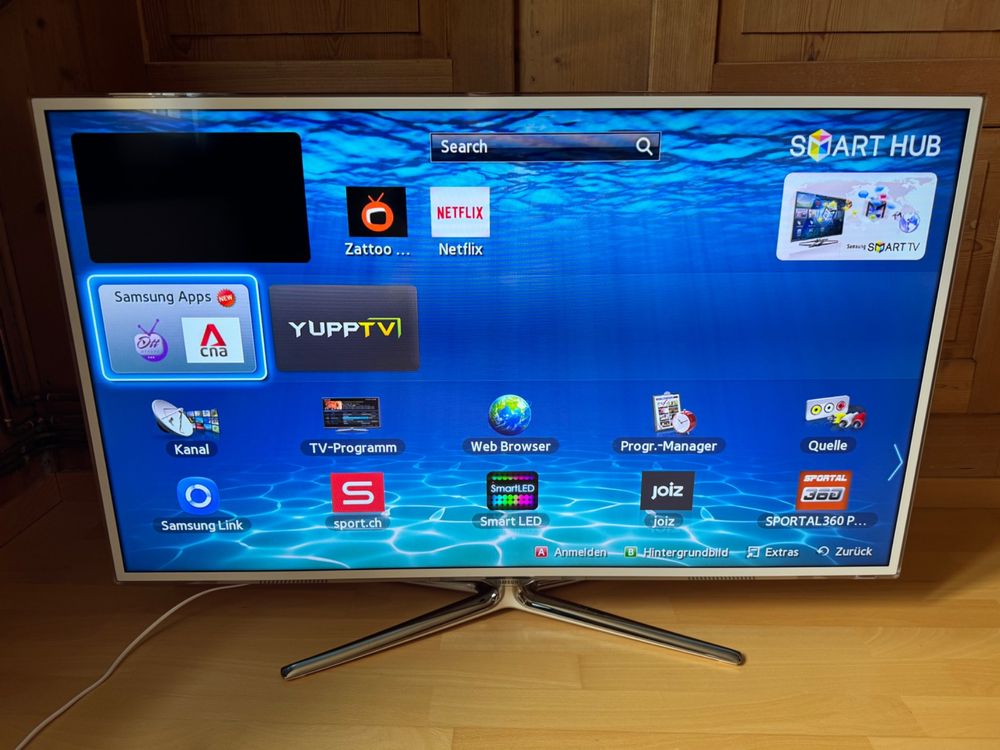 Samsung TV 50 Zoll LED 3D weiss UE50ES6710 | Kaufen auf Ricardo