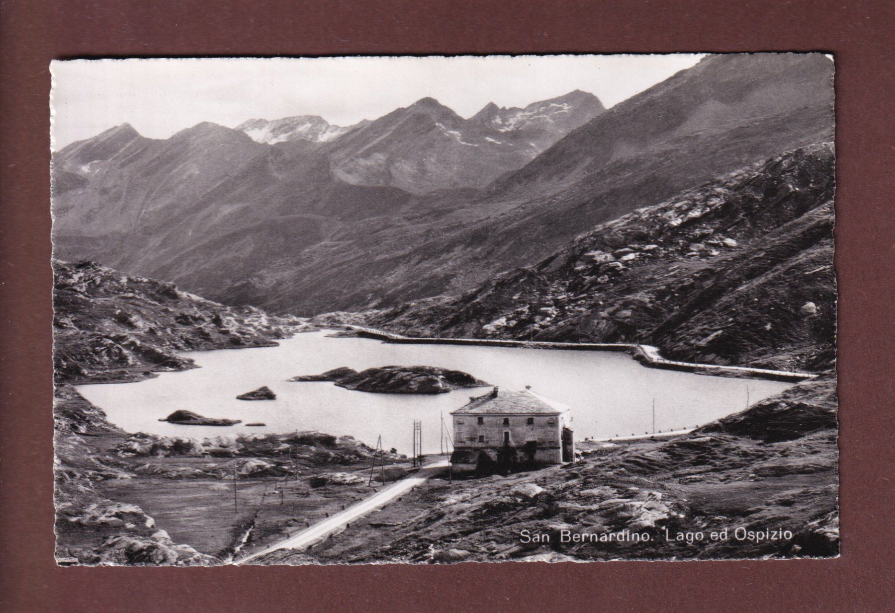 Ansichtskarten: SAN BERNARDINO - Lago e Ospizio – Gebraucht aus Pully von nicecards-shop