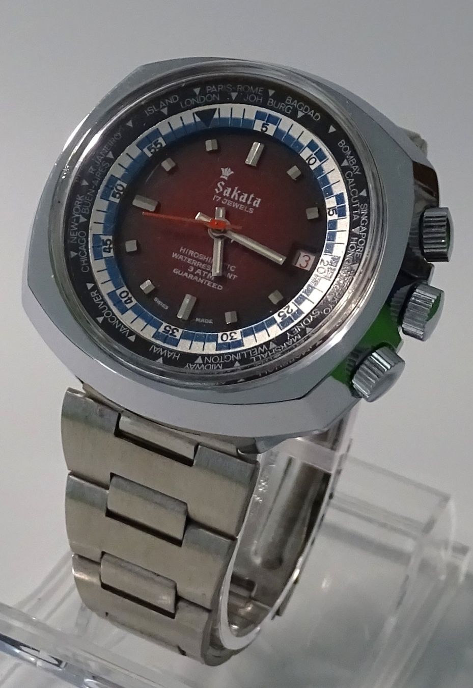 Montres: Sakata Worldtimer Handaufzug – D'occasion à Beringen par Coyote07