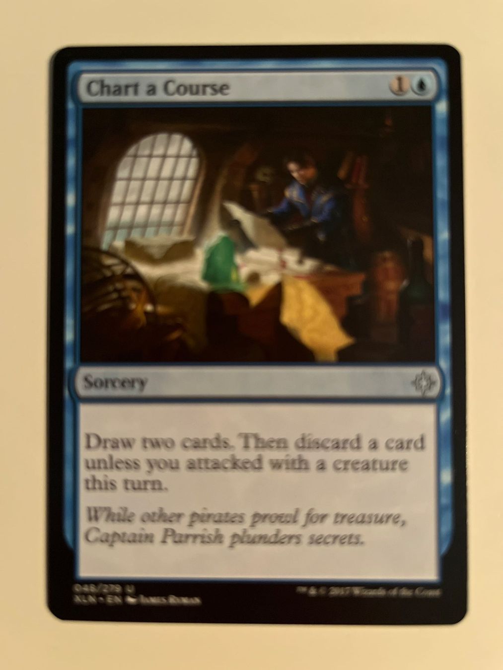 Magic The Gathering Carte collezionabili: 1 x Chart a Course - Magic: The Gathering - MtG – Usato da Kriens venduto da Shadi1980