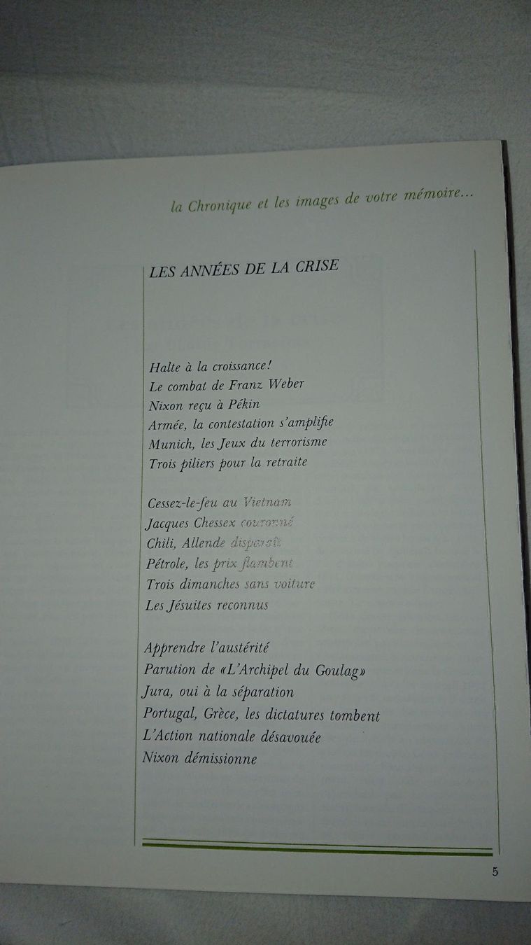 Libri: Chroniques et Images – Usato da Cortaillod venduto da signep 3