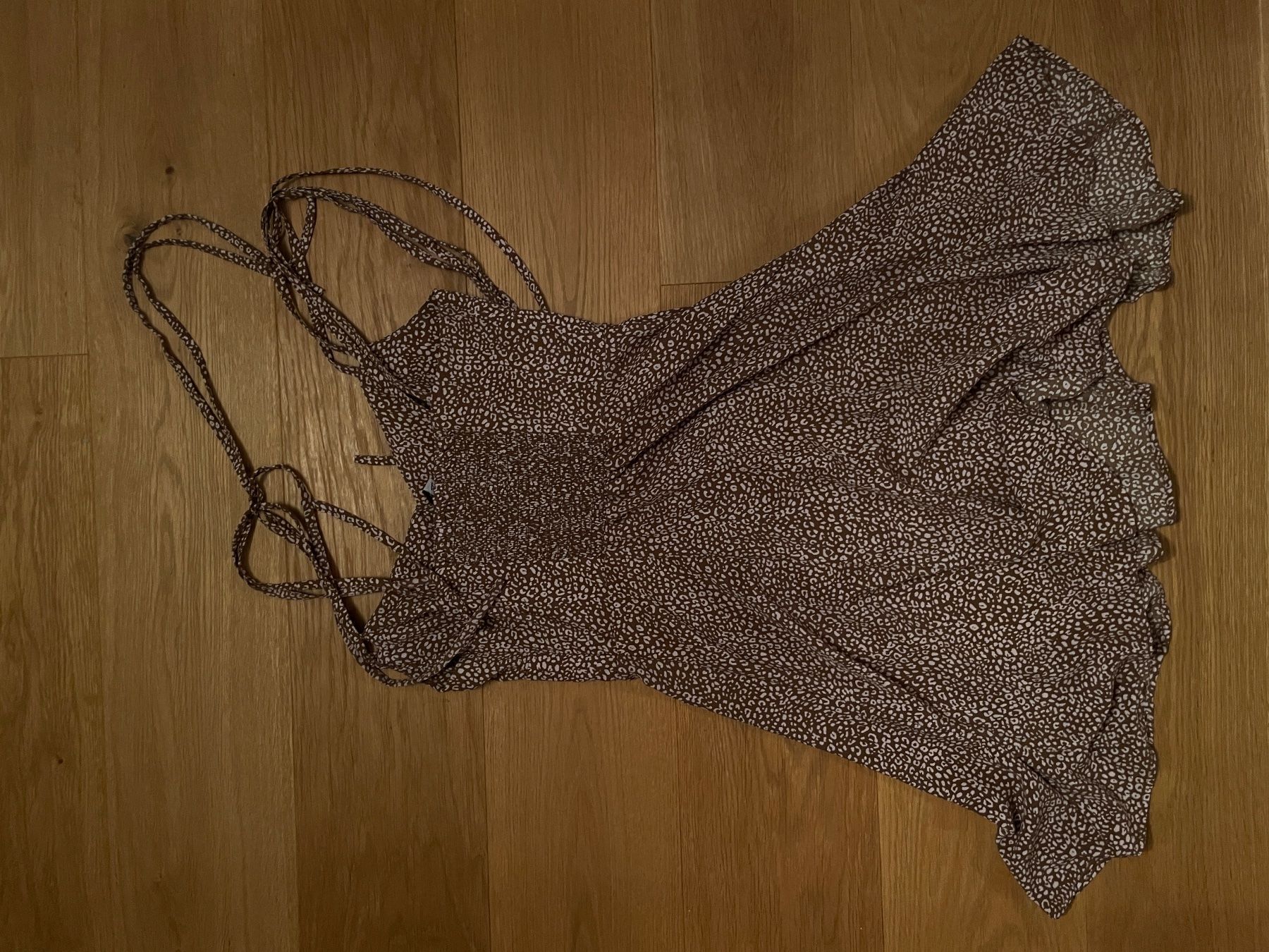 Zara Kleider: Trägerkleid braun/weiss – Gebraucht aus Basel von joh_vl7m 1