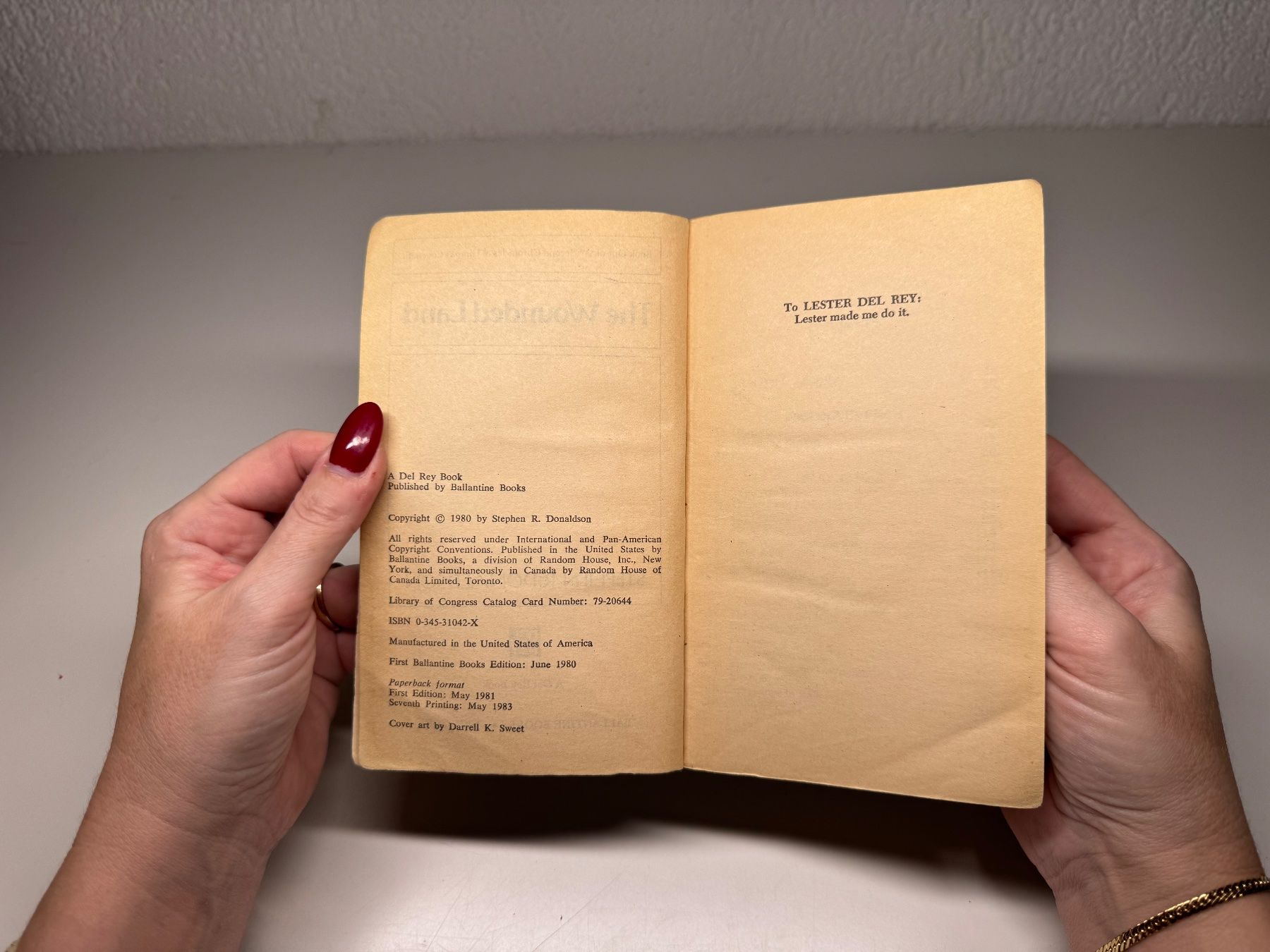 Bücher: NOVEL: Stephen R. Donaldson, The Wounded Land – Gebraucht aus Grosswangen von English_books 3