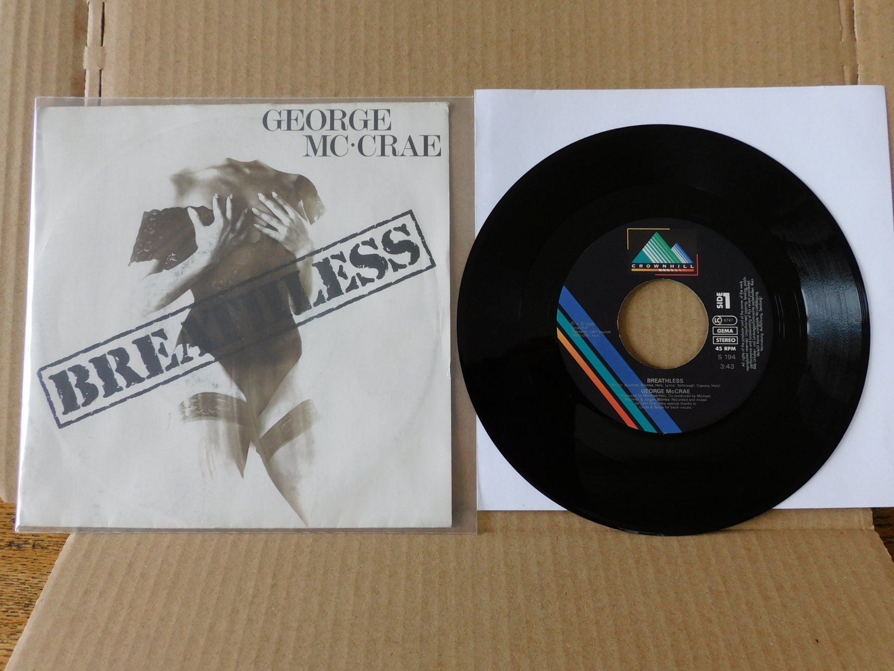 Schallplatten: George McCrae – Breathless – Gebraucht aus Emmenbrücke von lamorak