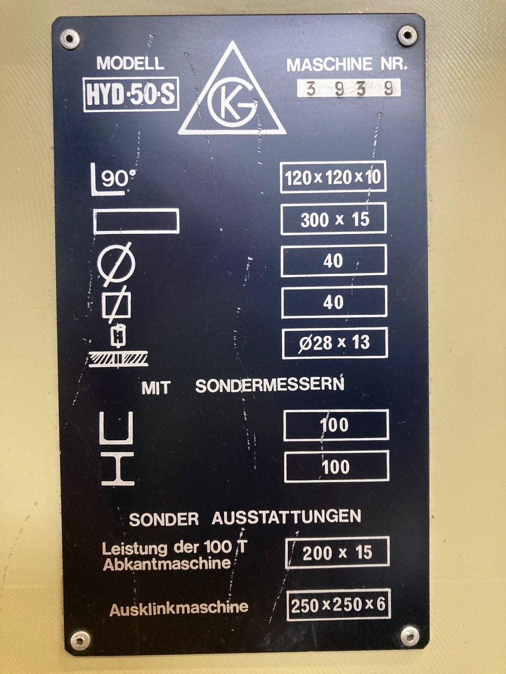 Tutte le macchine: Univ.-Stanze GEKA Hydracrop HYD 50 S – Usato da Lengnau AG venduto da khuberag 6