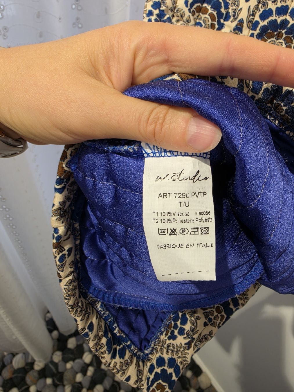 Gilets & Westen: Weste Intuition Paris gemustert blau 38 – Neu (gemäss Beschreibung) aus Adligenswil von FriedasWelt 3