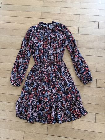 LASCANA Kleid Gr. 36 Blumenmuster Baumwolle guter Zustand
