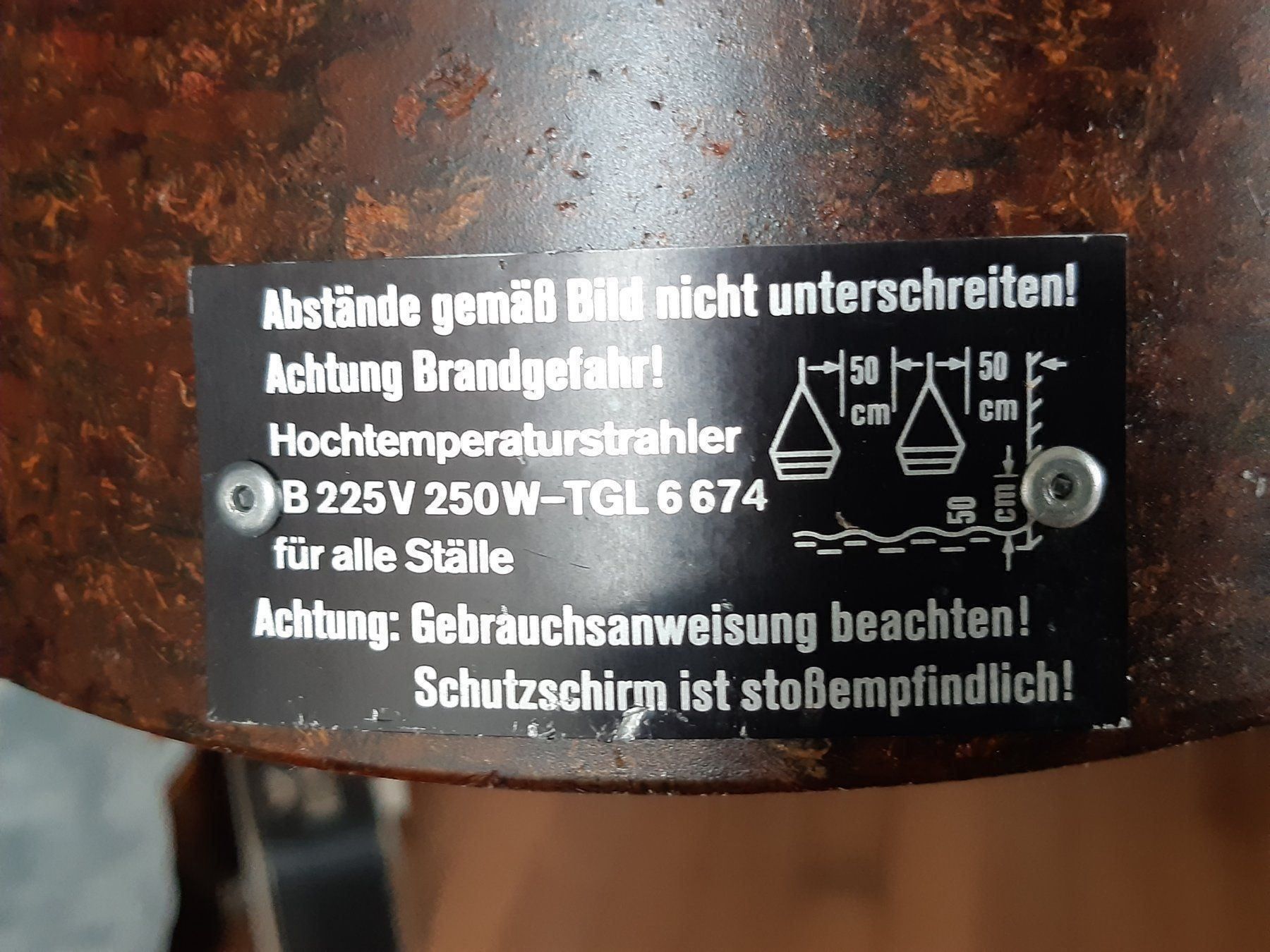 Lampade: Alte Wärmelampe – Nuovo (secondo la descrizione) da Winterthur venduto da lampenretter 3