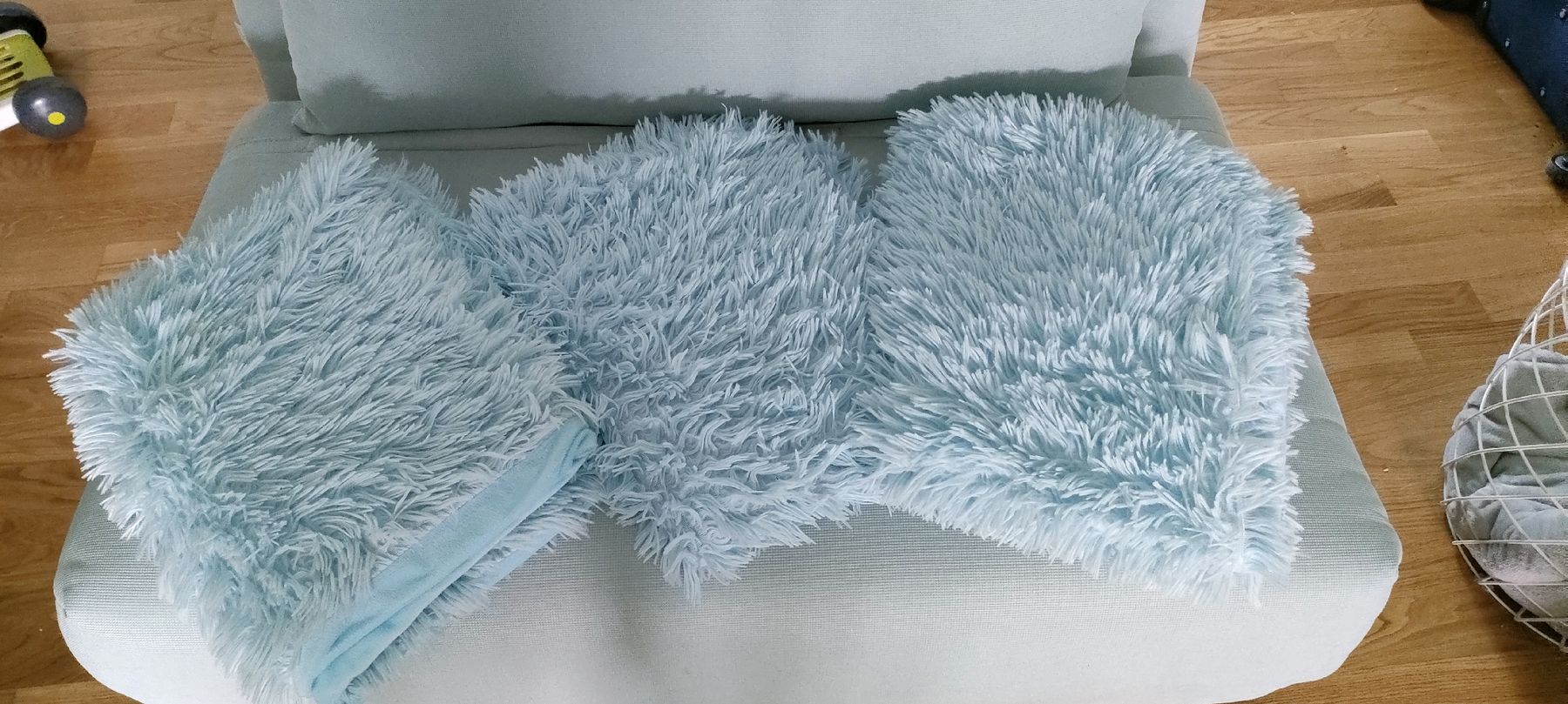 Coperte: 3er Set Überdecken - kuschelige Decken türkis – Usato da Muri AG venduto da Mupuputs